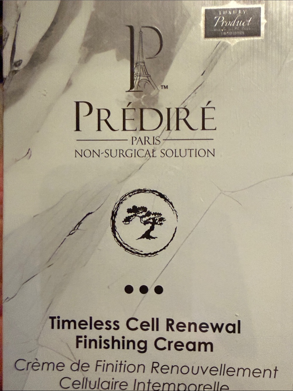 Prédiré Timeless Cell Renewal Finishing Cream — White